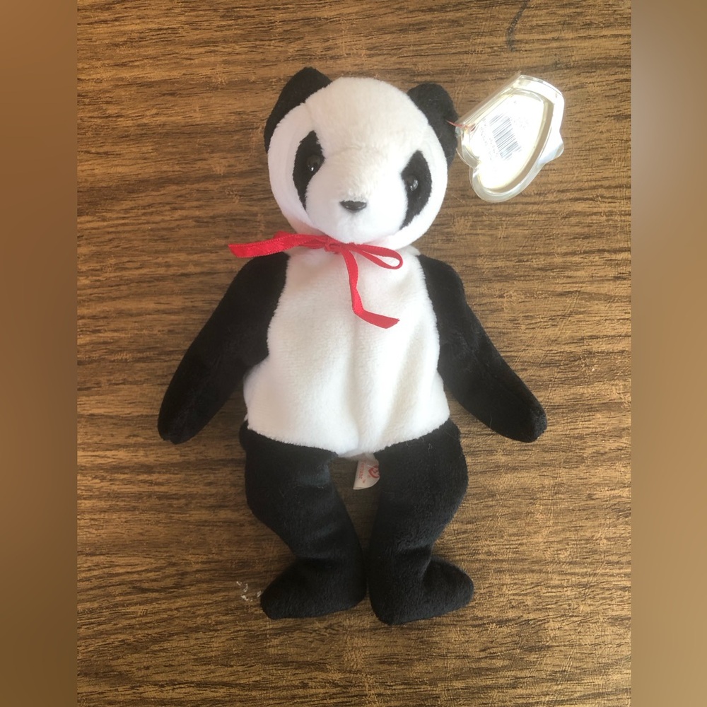 Ty Original Beanie Baby - Fortune the Panda Bear
